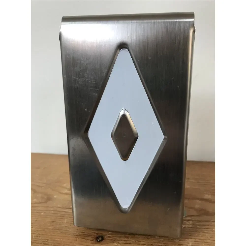 San Jamar H900 Retro Style Shiny Chrome Metal Restaurant Napkin Holder Dispenser